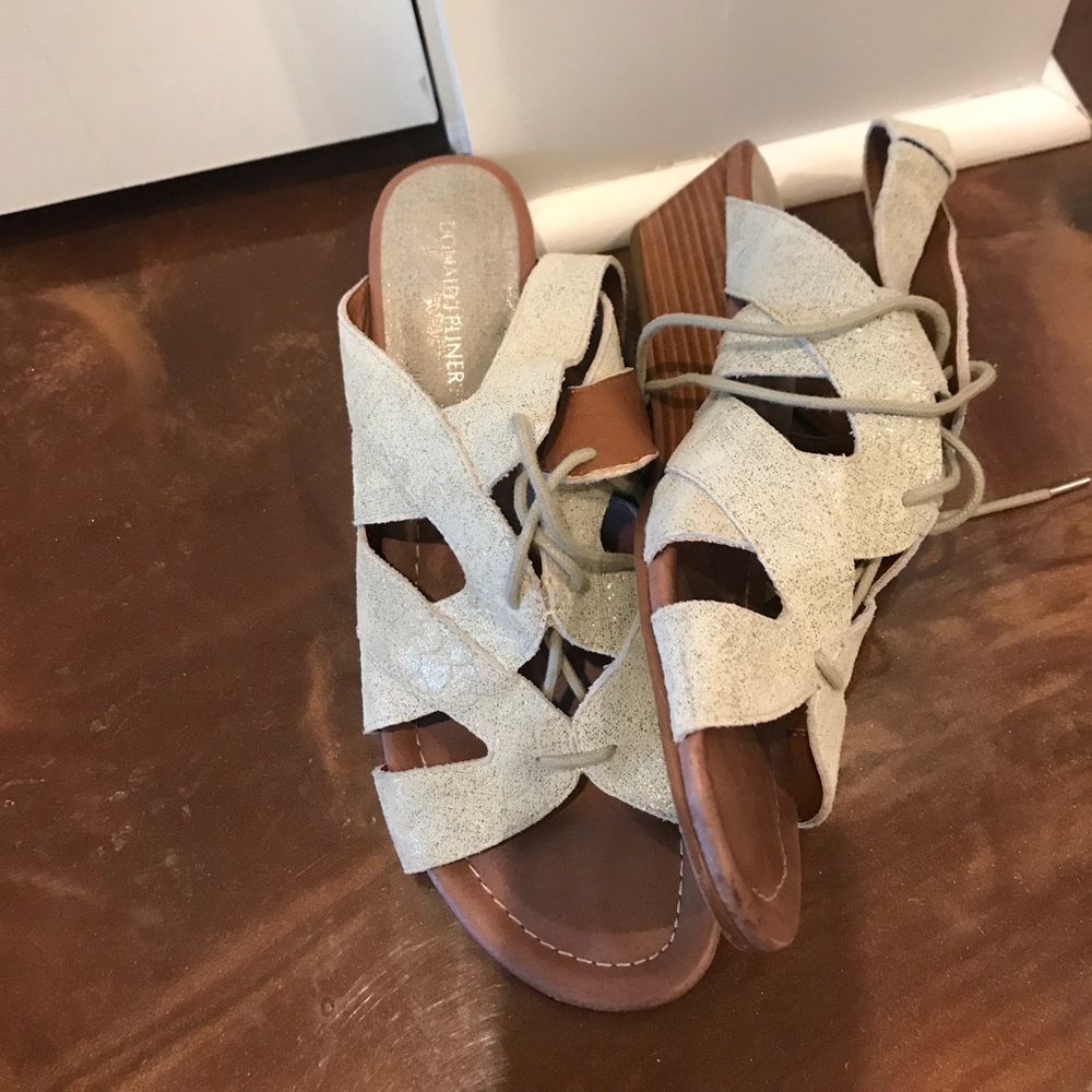 Donald J Pliner Lace Up Wedges